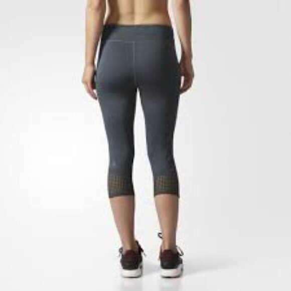 ADIDAS Supernova 3/4 Tights Dark Green- S - Picture 2 of 9